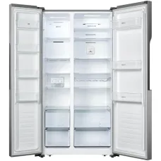 Холодильник Gorenje NRS918EMX (No Frost, A++, 2-камерный, Side by Side, объем 564:347/217л, инверторный компрессор, серый)