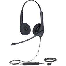 Гарнитура Jabra Biz 1500 Duo USB (оголовье, с проводом, накладные, USB Type-A)