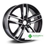 RST R128 R18/7.5J PCD 5x114,3 ET 45 ЦО 67,1 черный с полированной лицевой поверхностью