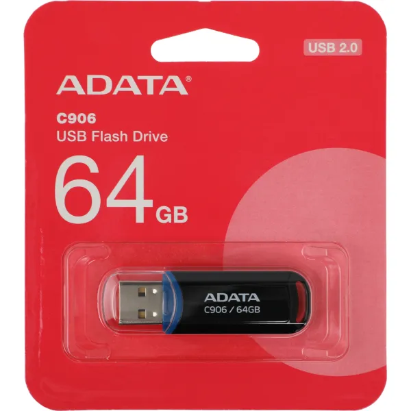 Накопитель USB ADATA AC906-64G-RBK