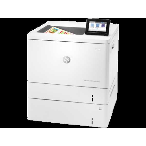 Принтер HP Color LaserJet Enterprise M555x (лазерная, цветная, A4, 1024Мб, 600x600dpi, авт.дуплекс, 80'000стр в мес, RJ-45, USB, Wi-Fi)