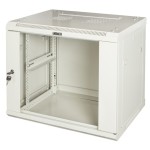 Шкаф коммутационный настенный Lanmaster TWT-CBWPG-6U-6x8-GY (6U, 600x368x800мм, IP20, 60кг)