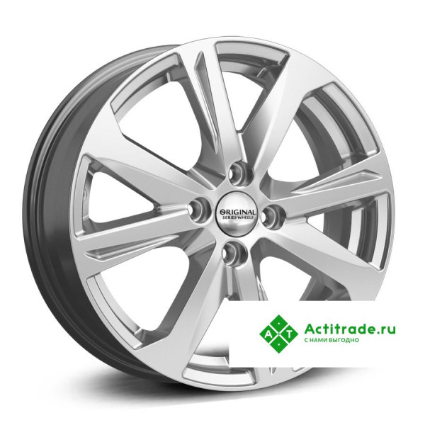 Скад KL-325 R16/6J PCD 4x100 ET 49 ЦО 54,1 насыщенный серебристый