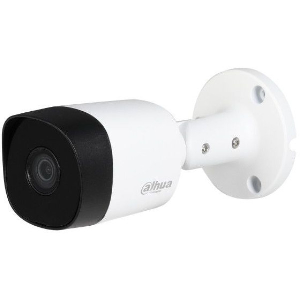 Камера видеонаблюдения Dahua EZ-HAC-B1A11P-0280B (аналоговая, уличная, цилиндрическая, 1Мп, 2.8-2.8мм, 1280x720, 25кадр/с)