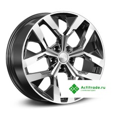 Скад Ламберт R18/7.5J PCD 5x112 ET 37 ЦО 66,6 черный с полированной лицевой поверхностью [4170305]