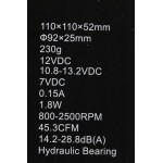 Кулер для процессора ID-Cooling DK-01 (Socket: 1150, 1151, 1155, 1156, 1200, 1700, AM3, AM3+, AM4, FM1, FM2, FM2+, алюминий, 28,8дБ, 92x92x25мм, 4-pin)