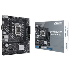 Материнская плата ASUS PRIME H610M-K D4 (SocketLGA1700, Intel H610, 2xDDR4, microATX)