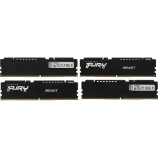 Память DIMM DDR5 4x16Гб 5200МГц Kingston (41600Мб/с, CL40, 288-pin, 1.35 В) [KF552C40BBK4-64]