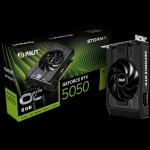 Видеокарта GeForce RTX 5050 2317МГц 8Мб Palit (GDDR6, 128бит, 1xHDMI, 3xDP)