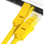 Greenconnect GCR-LNC02-2.0m (RJ45(m), RJ45(m), внутренний, 2м, 5E, 4пары, U/UTP, жёлтый)