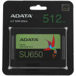 Жесткий диск SSD 512Гб ADATA SU650 (2.5
