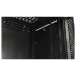 Шкаф коммутационный настенный Hyperline TWB-FC-2266-SR-RAL9004 (22U, 600x1098x600мм, IP20, 60кг)