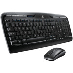 Клавиатура и мышь Logitech Wireless Combo MK330 Black USB (классическая мембранная, 106кл, светодиодная, кнопок 2, 1000dpi)