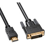 Кабель Buro (HDMI (m), DVI-D (m), 3м)