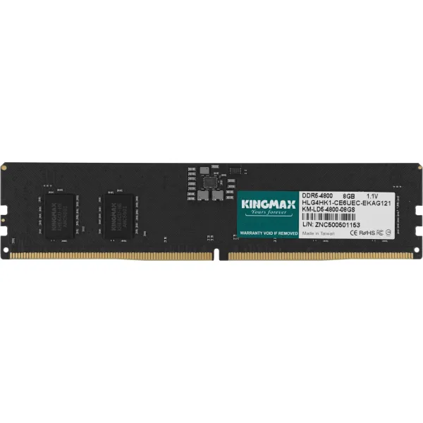 Память DIMM DDR5 8Гб 4800МГц Kingmax (38400Мб/с, CL40, 288-pin)