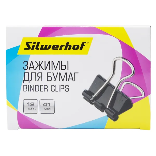 Зажимы Silwerhof 510017 (сталь, 12шт)