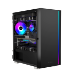 Корпус PCcooler LM300 ARGB (Mini-Tower, 2xUSB3.0, 1x120мм)