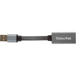 Адаптер VCOM (USB 2.0 Type-C (m), 2 x mini jack 3.5 mm (f))