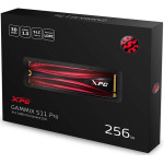 Жесткий диск SSD 256Гб ADATA GAMMIX S11 (2280, 3500/1200 Мб/с, 290000 IOPS, PCI Express, для ноутбука и настольного компьютера)