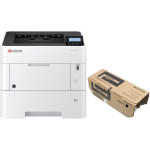Принтер Kyocera ECOSYS P3150dn (лазерная, черно-белая, A4, 512Мб, 50стр/м, 1200x1200dpi, авт.дуплекс, 200'000стр в мес, RJ-45, USB)