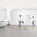 Вертикальный пылесос Dyson V12 Detect Slim Absolute (контейнер, мощность всысывания: 150Вт, пылесборник: 0.35л, потребляемая мощность: 545Вт)