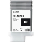 Чернильный картридж Canon PFI-107BK (черный; 130стр; 130мл; iP F680, 685, 780, 785)