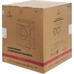 Стиральная машина Lex LWM12812WID(60x85x61см, фронтальная, макс:12кг, с сушкой, 1200об/мин, белый)
