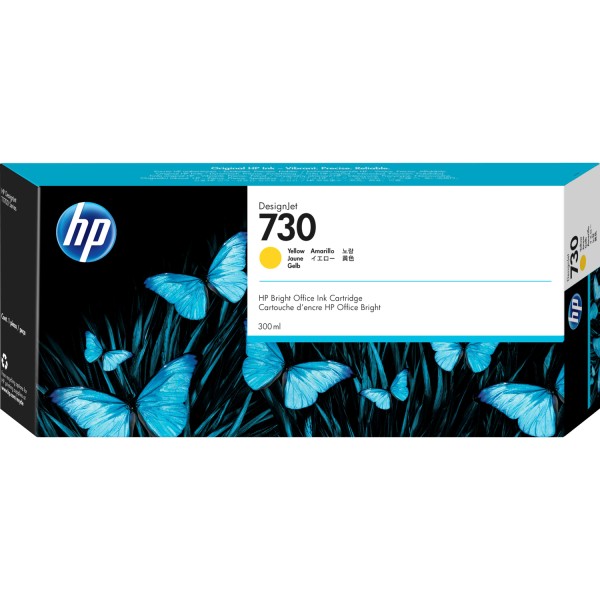HP 730 (желтый; 300стр; 130мл; DJ T1700)