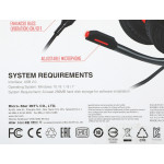 Гарнитура MSI DS502 (оголовье, с проводом, 2м, полноразмерные, USB, 405г)
