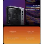 ПК Chuwi AuBox (Ryzen 7 8745HS 3800МГц, DDR5 32Гб, SSD 1024Гб M.2 2280, AMD Radeon 780M, Windows 11 Pro)