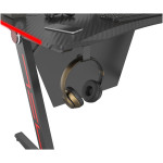 Письменный Cactus CS-GTZ-BK-CARBON-RED