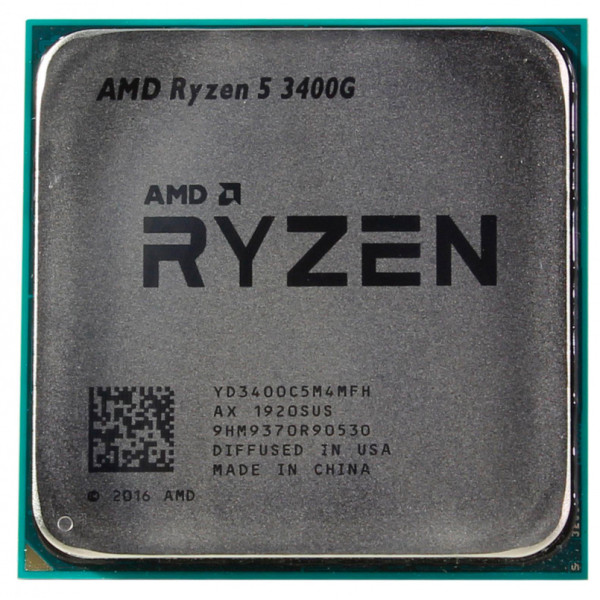 Процессор AMD Ryzen 5 3400G (3700MHz, AM4, L3 4Mb, Radeon RX Vega 11)