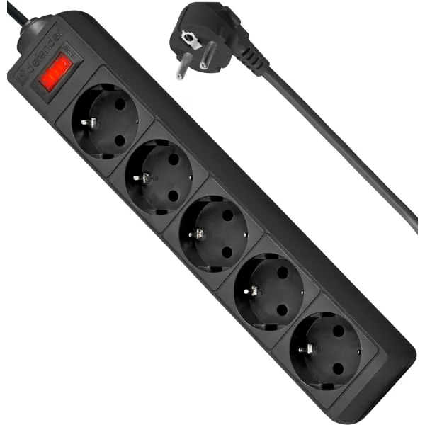Сетевой фильтр Defender ES 1.8 (1,8м, 5xEURO, 2,2кВт)