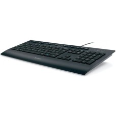 Клавиатура Logitech Corded Keyboard K280e Black USB ( мембранные, 103кл) [920-005215]
