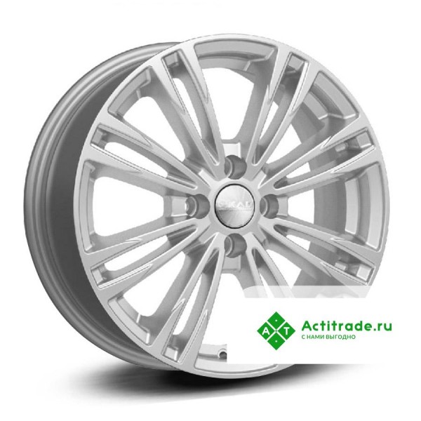 Скад Ламар R16/6.5J PCD 4x100 ET 50 ЦО 60,1 насыщенный серебристый