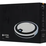 Робот-пылесос VITEK VT-1803 (влажная, сухая, контейнер, мощность всасывания: 350Па, пылесборник: 0.2л)