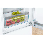 Холодильник полновстраиваемый Bosch KIS87AFE0 (A++, 2-камерный, объем 270:209/63л, 55.8x177.2x54.5см, белый)
