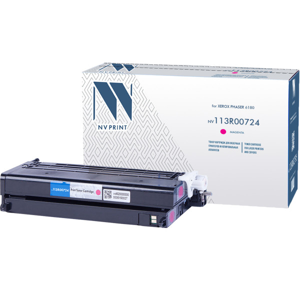 Тонер-картридж NV Print Xerox 113R00724 (пурпурный; Phaser 6180, 6180MFP)