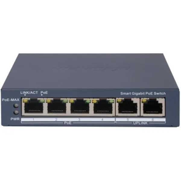 Коммутатор Hikvision DS-3E1506P-EI