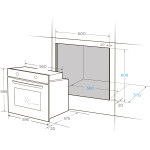 Электрический духовой шкаф Midea MO57103X
