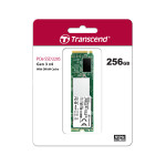 Жесткий диск SSD 256Гб Transcend MTE220S (2280, 3300/1250 Мб/с, 300000 IOPS, PCIe 3.0 x4 (NVMe))