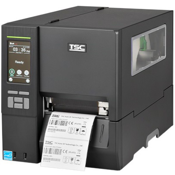 Стационарный принтер TSC MH241T (Термотрансферная печать, 203dpi, 356мм/сек, обрезка ленты автоматическая, USB, Ethernet, RS-232, Wi-Fi)