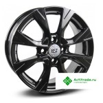 RST R045 R15/6J PCD 4x100 ET 50 ЦО 60,1 черный глянцевый