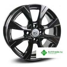 RST R045 R15/6J PCD 4x100 ET 50 ЦО 60,1 черный глянцевый
