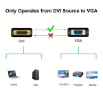 Кабель-переходник VCOM (DVI-I (m), VGA (m))