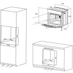 Электрический духовой шкаф Maunfeld EOEC.566TB