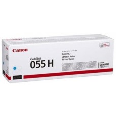 Тонер-картридж Canon 055 H C (голубой; 5900стр; LBP663Cdw, LBP664Cx, MF746Cx, MF742Cdw, MF744Cdw) [3019C002]