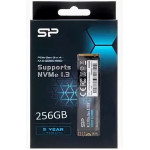 Жесткий диск SSD 256Гб Silicon Power A60 (2280, 2200/1600 Мб/с, 190000 IOPS, PCI-E, для ноутбука и настольного компьютера)