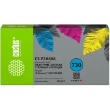 Cactus CS-P2V69A (пурпурный; 300стр; Designjet T1600, 1700, 2600) [CS-P2V69A]