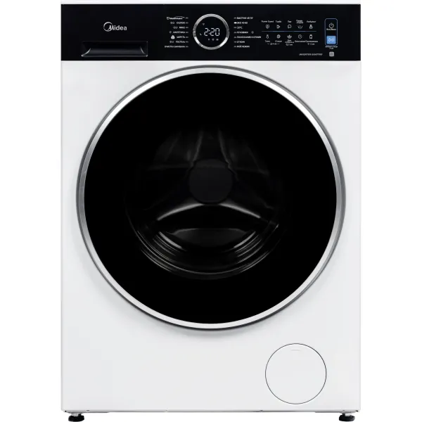Стиральная машина Midea MF205W80WB/W-RU(вертикальная средняя, класс стирки/отжима/э.потребления: A , макс: 8кг, белый)